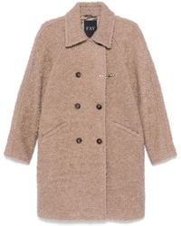 Fay - Cappotto Di Shearling - Lyst