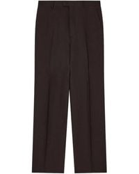 Emporio Armani - Linen Trousers - Lyst