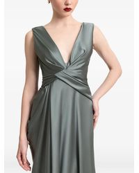 Gemy Maalouf - V-Neckline Maxi Dress - Lyst