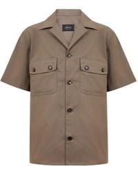 Brioni - Vagabond Shirtjack Met Korte Mouwen - Lyst