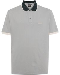 Barbour - Howall Contrast-collar Cotton Polo Shirt - Lyst