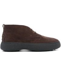 Tod's - Desert Suede Boots - Lyst