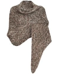 Brunello Cucinelli - Mohair Knit Shawl - Lyst