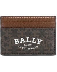 Bally - Kartenetui mit Logo-Print - Lyst