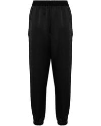 Y-3 - Logo-Print Seersucker Track Pants - Lyst