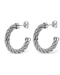 Desmo - Orecchini A Cerchio Spring Twist - Lyst