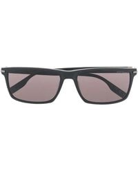 Montblanc - Rectangular-Frame Design Sunglasses - Lyst