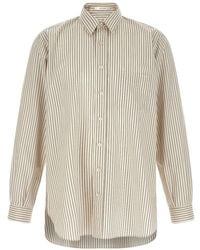 The Row - Kardiff Striped Cotton Shirt - Lyst