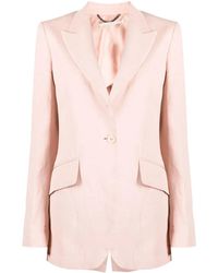Stella McCartney - Buttoned Single-Breasted Blazer - Lyst