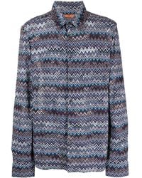 Missoni - Camisa con motivo en zigzag - Lyst
