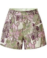 Shanghai Tang - Jacquard Shorts - Lyst