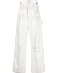 Off-White c/o Virgil Abloh - Body Scan プリント ワイドジーンズ - Lyst