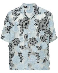 sunflower - Cayo Floral-embroidery Shirt - Lyst