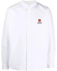 KENZO - Man Camisa blanca FD55 CH4109 LO - Lyst