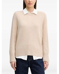 Benetton - Ribbed Cashmere Sweater - Lyst