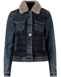 Moorer - Giacca Denim Petunia - Lyst