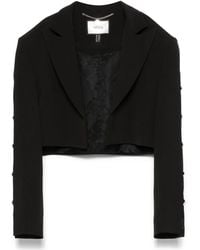 Nissa - Blazer corto con detalles de cristal - Lyst