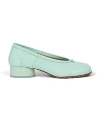 Maison Margiela - Tabi Leather Heeled Pumps - Lyst