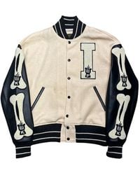 Kapital - I-Five Collegejacke Mit Knochen-Patch - Lyst