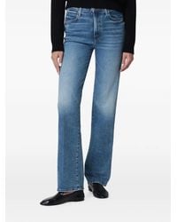 Mother - The Kick It Faded-Effect Jeans - Lyst