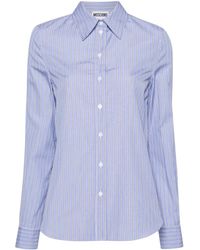 Moschino - Striped Cotton Shirt - Lyst