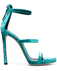 Giuseppe Zanotti - 140Mm Open-Toe Heeled Sandals - Lyst