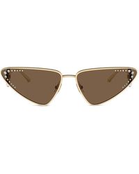 Jimmy Choo Havana キャットアイ サングラス ブラウン | Lyst