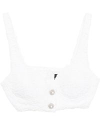 Xenia Magera - Aura Tweed Top - Lyst