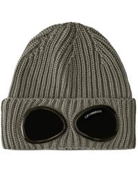 C.P. Company - Gerippte Beanie Mit Linsen-Detail - Lyst