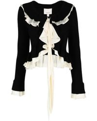 Cinq À Sept - Melinda Ruffled Cardigan - Lyst