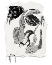 JNBY - Gilet Con Motivo Jacquard - Lyst