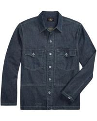 RRL - Denim Overshirt - Lyst