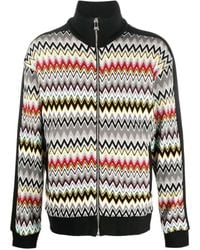 Missoni - Black And Multicolour Cotton Sweatshirt - Lyst