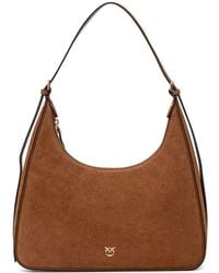 Pinko - Logo-Appliqué Shoulder Bag - Lyst