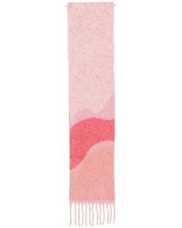Verb to Do - Fringed Wavy-Pattern Scarf - Lyst