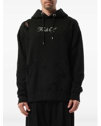 Mastermind Japan - Distressed Logo-Print Hoodie - Lyst
