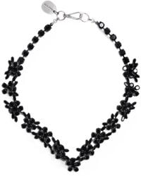 Simone Rocha - V-Line Floral Necklace - Lyst