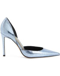 Alexandre Vauthier - Metallic-Effect Leather Pumps - Lyst