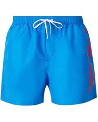 DSquared² - Logo-Print Swim Shorts - Lyst