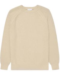 Sunspel - Ribbed-Knit Cotton Jumper - Lyst
