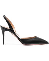 Aquazzura - Slingback-Pumps Mit Spitzer Kappe 90Mm - Lyst