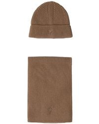 Joop! - Set Aus Beanie Und Schal Aus Geripptem Strick - Lyst