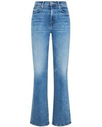 Mother - The Kick It Faded-Effect Flared Jeans - Lyst