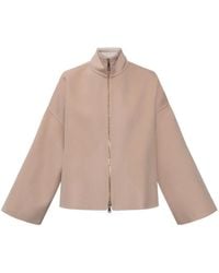Fabiana Filippi - Zip Funnel-Neck Jacket - Lyst