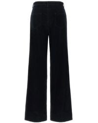 Max Mara - Corduroy High-Waisted Trousers - Lyst