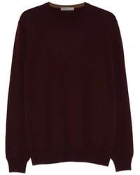 Corneliani - Crew Neck Long-Sleeve Sweater - Lyst