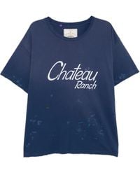 GALLERY DEPT. - Logo-Print Paint-Splatter T-Shirt - Lyst