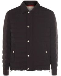 Brunello Cucinelli - ボタン パデッドジャケット - Lyst