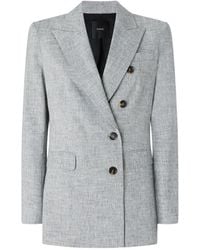 Pinko - Double-Breasted Blazer - Lyst