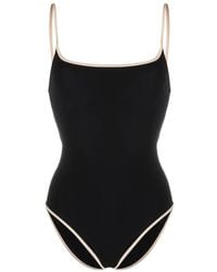 TOTEME - Striped-Edge Spaghetti-Strap Swimsuit - Lyst